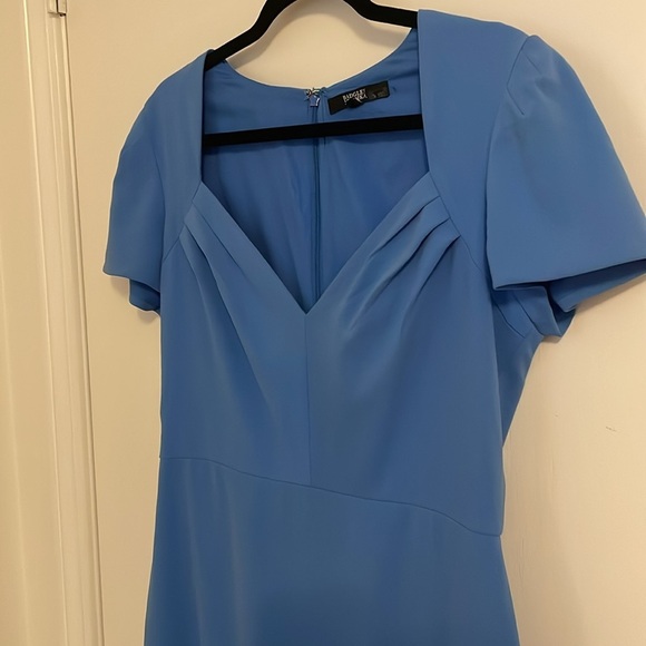 Badgley Mishka Blue Sheath Dress Size 12 Rent the Runway Exclusive - Picture 7 of 13